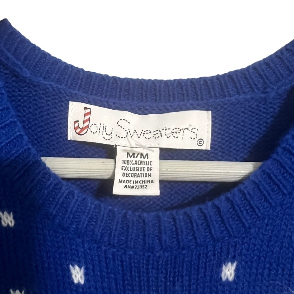 Snowman Beer Belly Ugly Christmas Sweater
Embellished Bling Medium Jolly Sweater - Picture 4 of 7